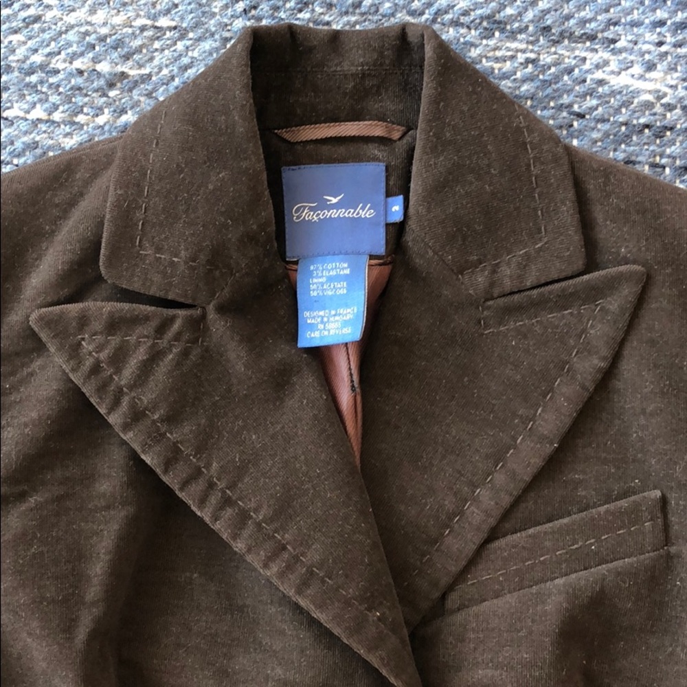 Faconnable corduroy blazer